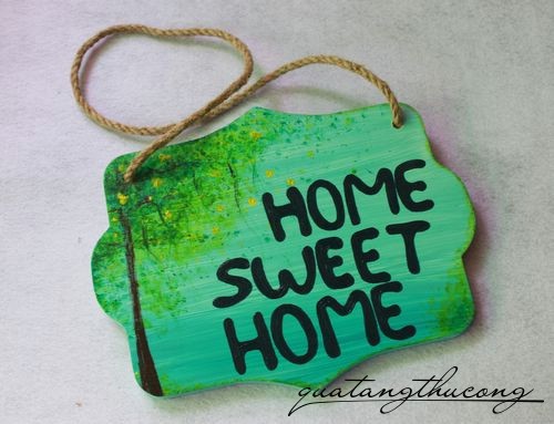 Bảng gỗ Home Sweet Home 7